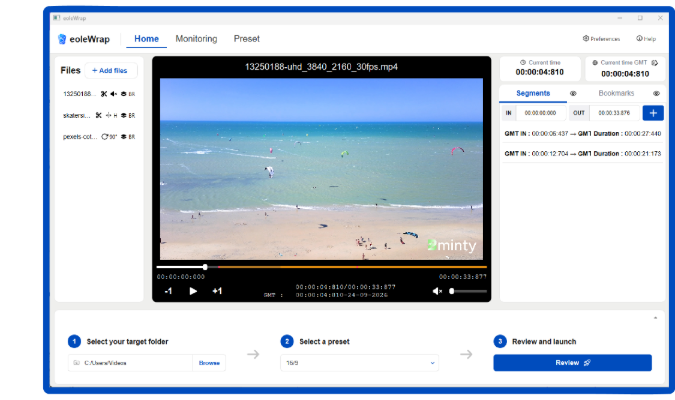 EoleWrap interface