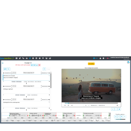 AI subtitling